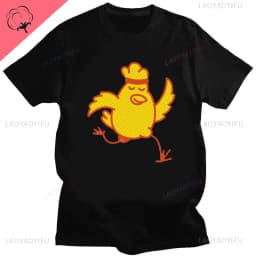 ME SUDA LA POLLA Cute Chicken Cartoon Print Tshirt Men Women Casual Cotton Unisex Sports Top T Shirt Streetwear Creativity Shirt