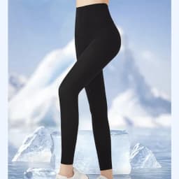 Thin Summer Women's Legging Outer Wear Silky Sunscreen Cool Feeling High Waist Yoga Pants Elastic Skinny Trousers