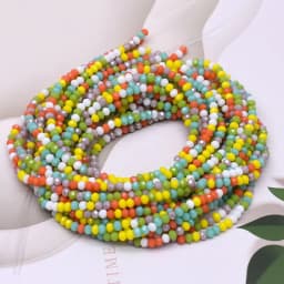 New Mixed AB color 2mm Czech crystal Glass Beads Rondelle Faceted Crystal Beads Needlework Loose Spacer Beads for Jewelry Making