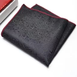New Pocket Square Handkerchief Accessories Paisley Solid Colors Vintage Business Suit Handkerchief Breast Scarf 25*25cm