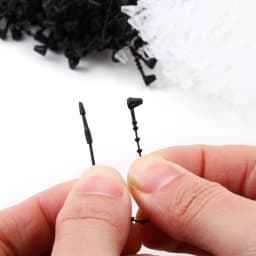 50pcs 8cm 13cm Locks PP Commodity Clothes Price Label Tagging Pins Plastic Loop Pin Lock Pins Rope Pin Line Tag X23