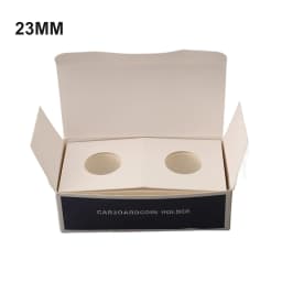 1 Set Coin Storage Stamp Holder Square Cardboard Case Coin Album Collection Coin Holders Flip Clip Coin Capsules Cover Storage
