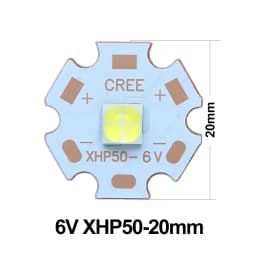 1-100pcs DC6V/12V XHP50 Cold White LED Bead 5050COB Replace 18W 20W Chip For Flashlight Car Diving Light Source Accessory