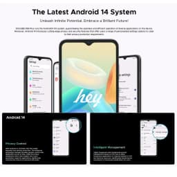 Global version DOOGEE N55 Smartphone 6.56 " 90Hz Screen Telephone Portable 4GB+128GB Triple 13MP 5150mAh Android 14 Mobile Phone