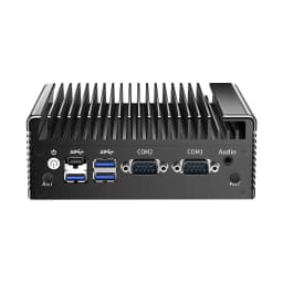 Intel N150 N100 Fanless Mini PC 2x2.5G LAN 2*COM NVMe DDR4 Industrial Mini Computer Firewall Router Home Server PfSense OPNsense