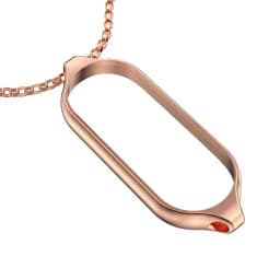 Necklace for Mi Band 10 9 8 7 6 5 Smart Bracelet Strap for Mi Band 9 Metal Wristband for Mi Band 7 6 Hanging Neck Decoration