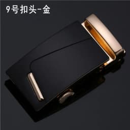 Men's Alloy Automatic Belt Buckle High quality Black metal buckle men's business casual width 35mm Belt(Only Can Match Our Belt)
