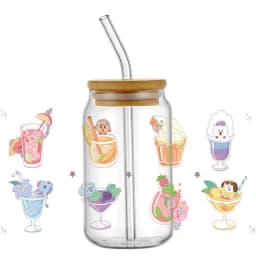 Popular Korean oppa groups easy peel waterproof Party DIY Decals 3D transfers uvdtf tumbler stickers 16oz uv dtf cup wraps
