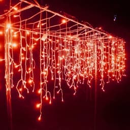 2025 Christmas Decorative Lighting 3M Curtain LED Icicle String Lights with EU/US Plug for Outdoor Garden Wedding Street