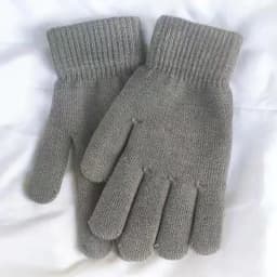 Autumn And Winter Men's Women's Touch Screen Cold-proof Warm Finger Gloves Korean Version All-match Cycling Knitted Wool Gloves