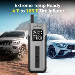 C2 Wireless Car Portable Air Compressor 100% Duty Cycle 4000mAh LED Light Tire Inflator Pump Cars Motorcycles Bicycles