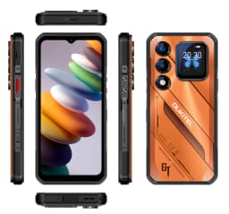 Oukitel WP66 Ultra-slim Rugged Smartphone, Dual Screen with Auxiliary Secondary Display, 36GB(12+24) RAM+512GB ROM, Dimensity 7000 5G Chipset, 6.6" FHD+ 120Hz Screen, 11000mAh Big Battery, 100MP Main Camera, 33W Fast Charging