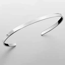 ELANDIS Minimal Unisize Cuff Sleeves Minimalist Style Men's Jewelry Personalized Platinum Bracelet Popular Couple Festival Gift
