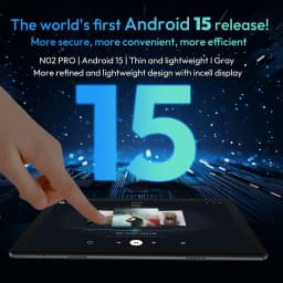 XGODY N02 Pro 10.1 Inch Android 15 Tablet 16GB RAM 256GB ROM Octa Core Widevine L1 Dual WiFi 7000mAh Pad for Study Entertainment