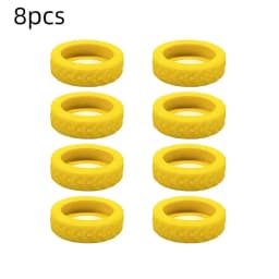 8PCS/Set Suitcase Wheels Protection Cover Silent Rubber Luggage Roller Cover Trolley Box Casters Cover Travel Luggage Caster Sho