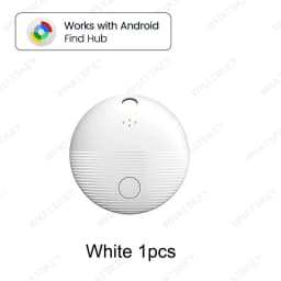 Android AirTag with Magnetic Case Locator Car Item Finder Car Bike Motorcycle Anti-lost Mini Gps Tracker with Protective Cover