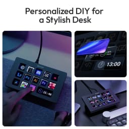 Ulanzi D200H Deck Dock AI-Powered Office Streaming Controller for Computer Fill Light for Intelligent Live Broadcast Room