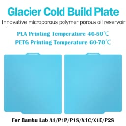Cool Plate For Bambu Lab P2S Build Plate X1 P1 A1 H2D Spring Steel Double Sided Printing For Anycubic Kobra S1 Kobra 3 Kobra X/4