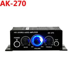 Woopker Sound Amplifier Channel 2.0 HIFI Bluetooth Amp Home Digital Audio 12V3A AK380 AK370 AK280 AK270 AK170 for Car Bass Trebl