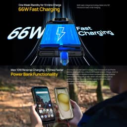 Ulefone Armor 24 Pro Rugged Phone 6.78" Android 16 12GB+256GB MediaTek Helio G200 22000mAh NFC 4G Smartphone Global Version