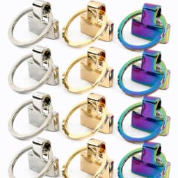 5/10/20Pcs 20/24mm Metal Key Ring Connector O Keychain Buckles for Car Keys Bag Handbag DIY Leather Craft Accessories