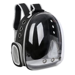 Cat Pet Carrier Backpack - Transparent Capsule Bubble Design, Breathable for Small Animals (Puppy/Kitty/Bird), Ideal for Travel