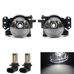 Fog Lamp With Bulbs For BMW 3 5 6 Series E60 E61 E90 E91 323i 325i 525i Front Bumper Anti Fog Light 63176910791