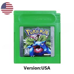 %Many style pokémon cards Red Blue Crystal Golden Green Silver Yellow GBC Game Card 16Bit Video Game CartridgeConsole Card GB/SP