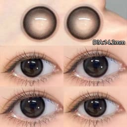 MILL CREEK 1 Pair Eyes Color Lenses with Myopia Prescription High Quality Natural Contact Lenses for Eyes Beauty Pupil Yearly