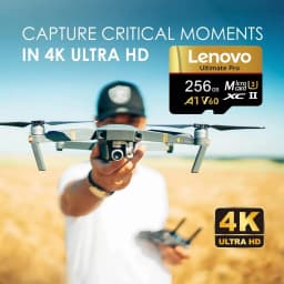 Lenovo Original 128GB Micro SD Card UHS-I A1 V60 Memory TF Card for Smartphone Camera Drone 4K Video Recording
