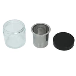 E0BF Diamond Washing Cup Cleaning Glass Jar Bottle with Metal Sieve Cleaner