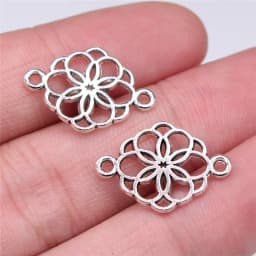 20pcs Earring Making Charms Findings Geometric Connector Charms For Earring Making Bracelet Making