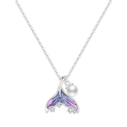 2026 Original 925 Sterling Silver Planet Necklace Love Heart Zircon Inlaid Romantic Fashion Fine Jewelry Party Gifts for Women