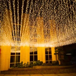 Icicle String Lights Outdoor LED Fairy Lights Garland For New Year Party Wedding Garden Terrace Christmas Decoration Lamps