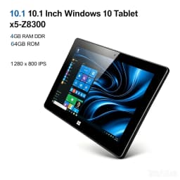 10.1 INCH T10 DS102 WINDOWS 10 Tablet PC Z8300 CPU 1280*800 IPS Screen 4GB DDR RAM 64GB ROM WIFI Dual Camera HDMI-Compatible