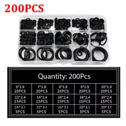 Rubber O Ring Set Gaskets Seal Nitrile Rubber Bands High Pressure O-Rings Repair Kit Sealing Elastic Band O Rubber