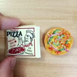 1/6 Scale Dollhouse Miniature Pizza Chicken Fried Chips Juice Mini Fast Food for Blyth BJD Doll House Kitchen Play Accessories