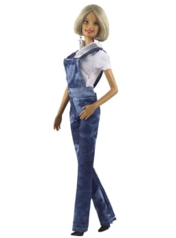 Suspender Jeans Doll Clothes 1:6 Scale Outfit for 11.5 Inch 30cm Doll Many Style for Choice Gifts for Girls Doll Accessories