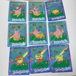 KABAO Anime SpongeBob SquarePants Patrick Star Card Collection Trading Cards Cartoon Funny Collection Cards Toy For Kids Gift