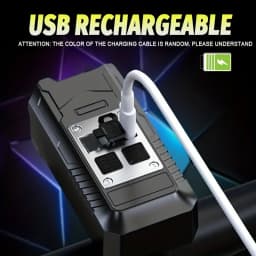 Bicycle Flashlights 9 LED Bike Front Light Type-C Rechargeable Bike Lamp Ultralight Handlebar Lights Waterproof Cycling Lamp