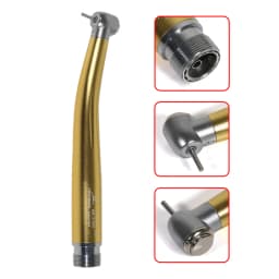 Dental High Speed 2/4Hole Clean Standard/Big Head Handpiece Push Button Air Turbine NSK Style Fit ISO Burs 1.6mm