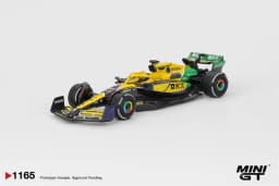 MINI GT 1:64 MCL38 #4 L.Norris / #81 O.Piastri 2024 Hyundai RN22e RX-7 VeilSide DBS ZR1 Diecast Model Car