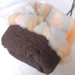 2024 Winter Mult Color Real Rex Rabbit Fur Hand Warmer Luxury Warm Sleeve Hand Tube Fashion Woman Natural Fur Handmuff