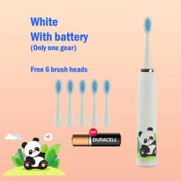 Children's Electric Toothbrush Cartoon Kids With Replacement Head Ultrasonic IPX7 Waterproof Rechargeable Sonic Toothbrush