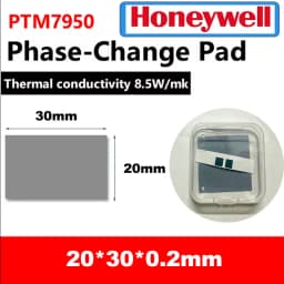100% Honeywell- PTM7950 0.25mm Thermal Pad 8.5 W/mk Phase Change Silicone Pad Laptop CPU GPU Thermal Conductive Paste Grease