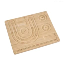 Bead Board Bracelet Beading Jewelry Making Tray Workbench Size Measuring Plate Craft Tool Accessories F0S4