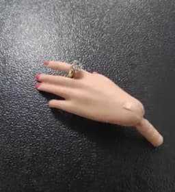 Need 15 days process time New Handmade jewelry Toy rings Crystal diamond accessories for your 1/6 scale BB FR dolls BBMOD15