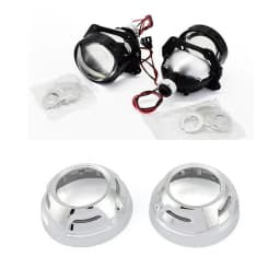 Ronan 40W 3inch Bi-Led Projector Lens 4.3K 6K 2000LUX for H1 H4 H7 9005/9006 Socket Car Headlight Retrofit Upgrade Full Kit