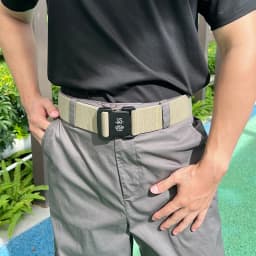 KOLBER 5cm Elastic Belt Men Aluminum Alloy Quick Release Buckle Tactical Outdoor Casual Belt 2 inch Hiking Stretch Girdle Male