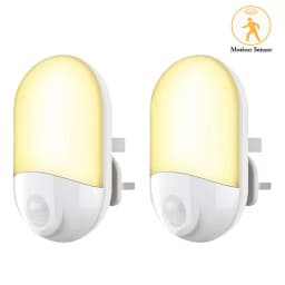 Bedside Lamp US EU UK Plug LED PIR Motion Sensor Smart Night Light for Bathroom Home Lamp Lighting Bulb